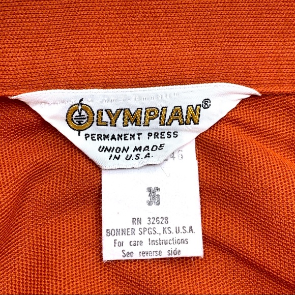 VTG 70s Olympian men’s polo shirt - Picture 8 of 8